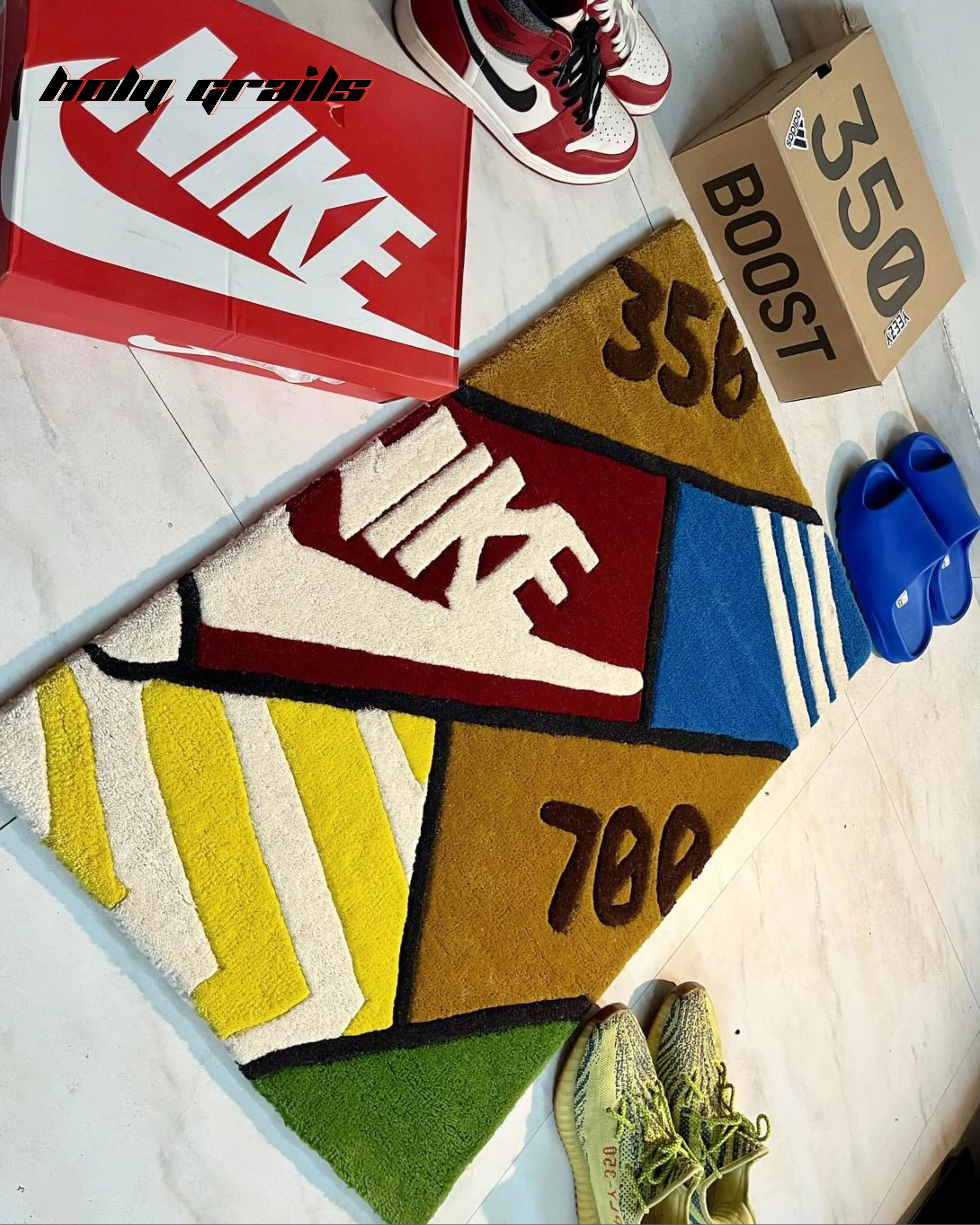 Sneaker Stack Hand Tufted Rug