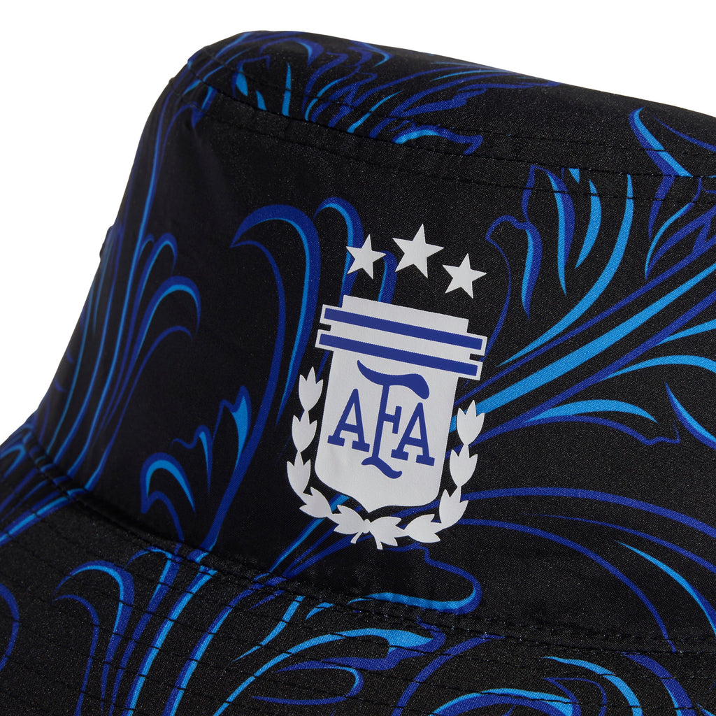 adidas Argentina Soccer Bucket Hat 2026 Black Blue White
