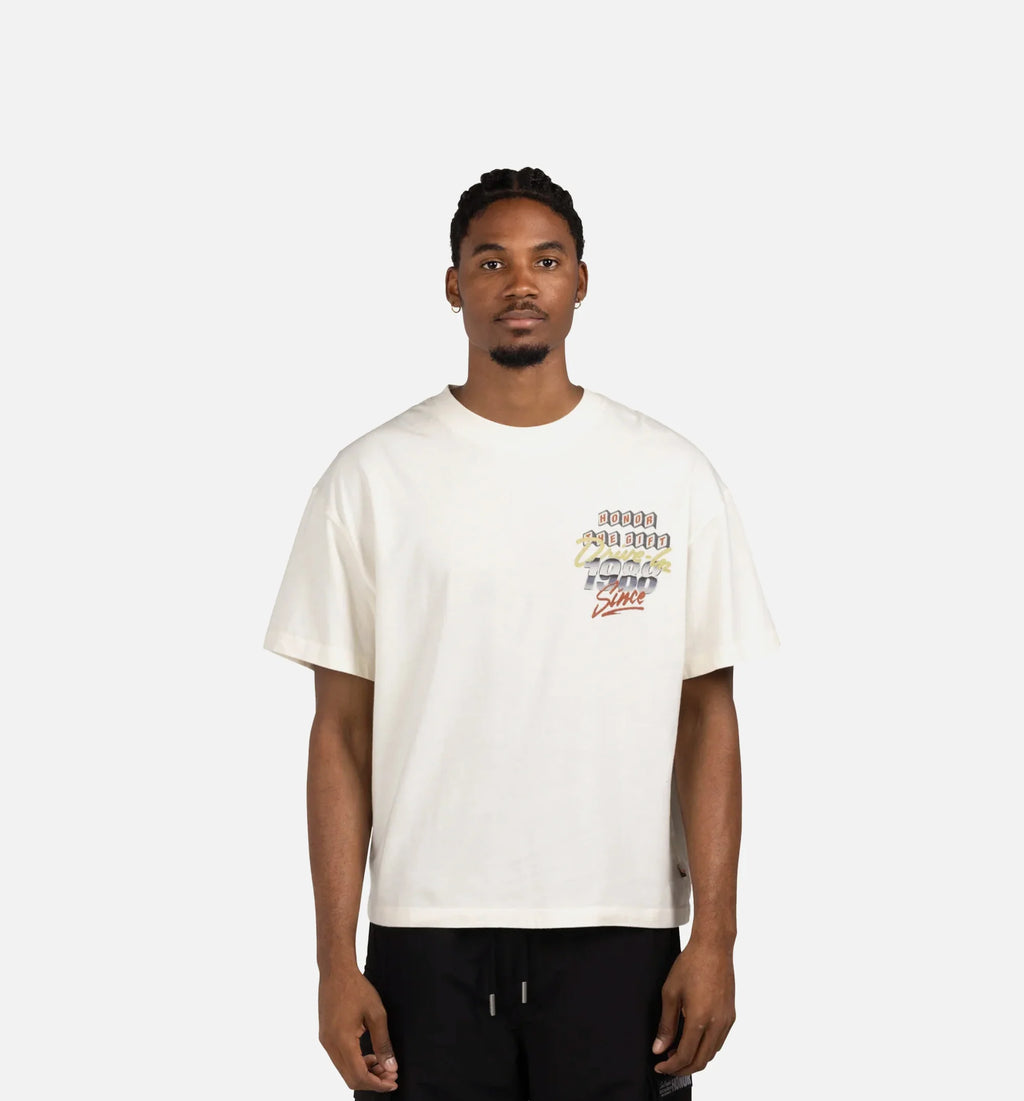Feature Presentation Mens Short Sleeve Shirt Bone
