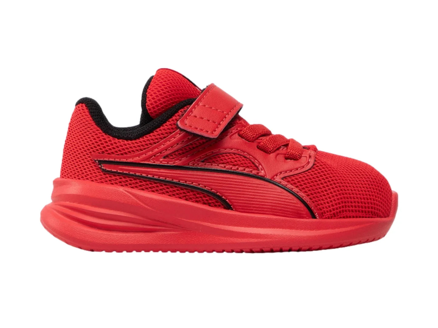 Tenis PUMA Transport AC Inf Rojo y Negro para Niño
