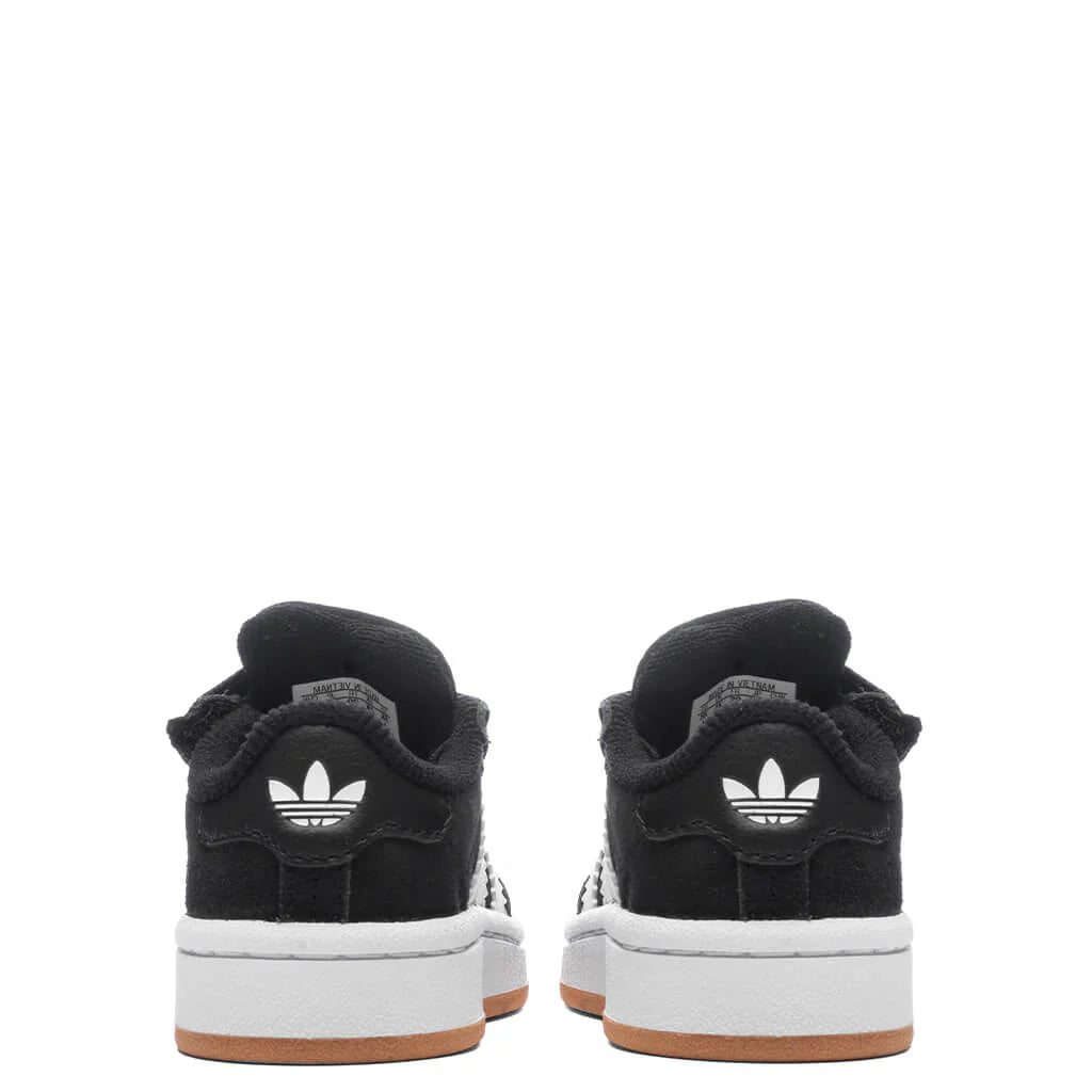 Toddlers Campus 00s Comfort Elastic Lace Core Black Cloud White Gum