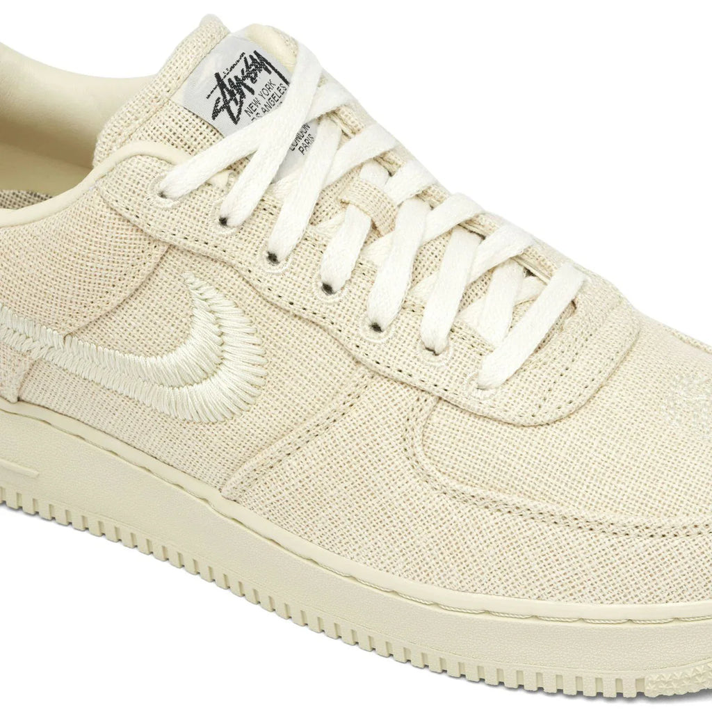 Nike Air Force 1 Stussy Canvas Beige Édition Premium Confort Style