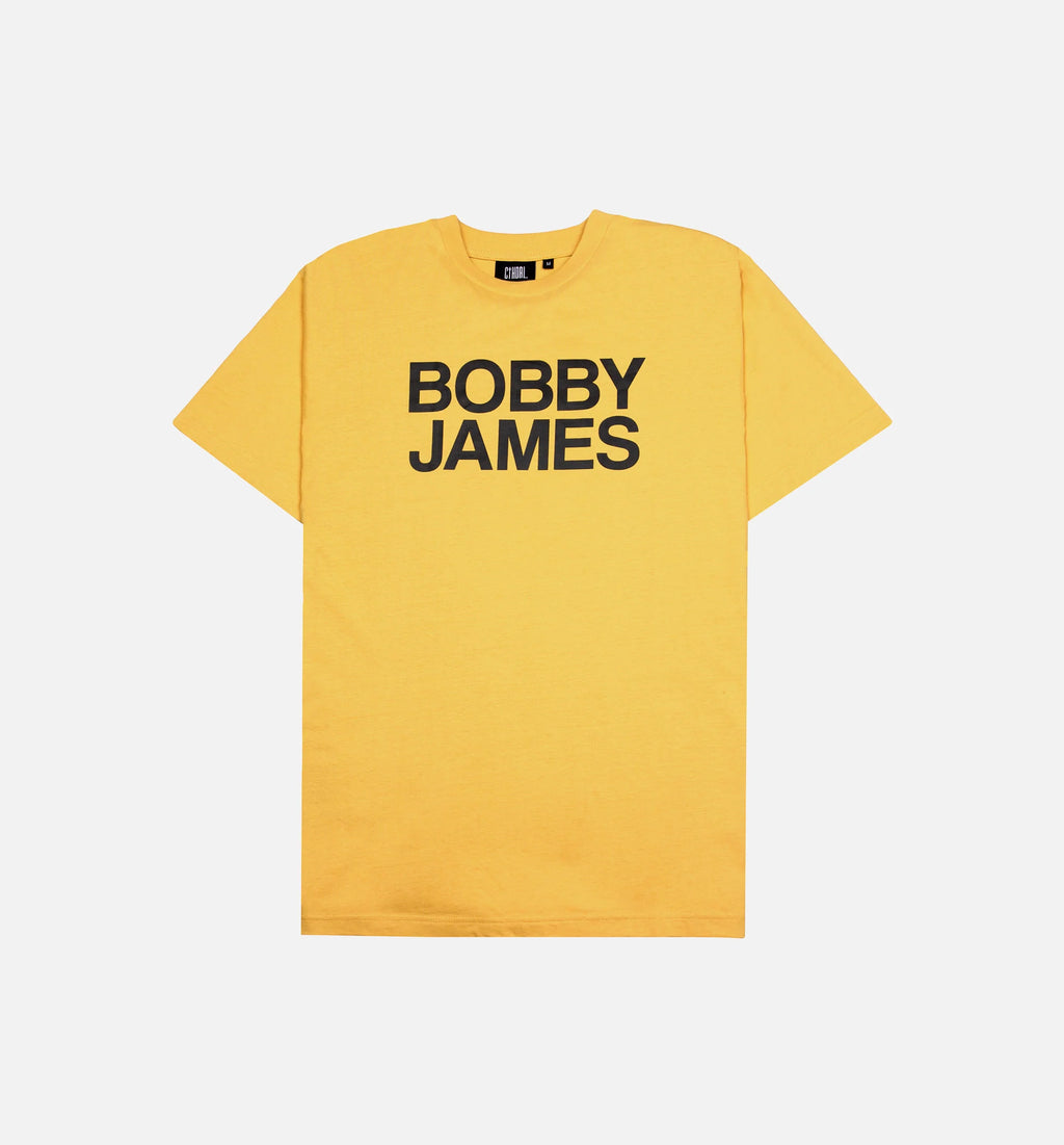 Bobby James Short Sleeve T Shirt Yellow