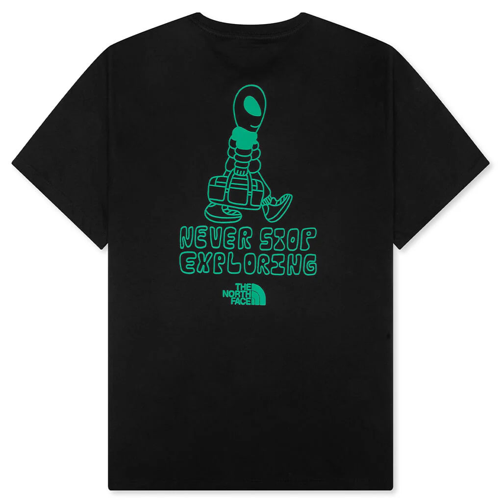 Celestial Drift Regular S S Tee Black