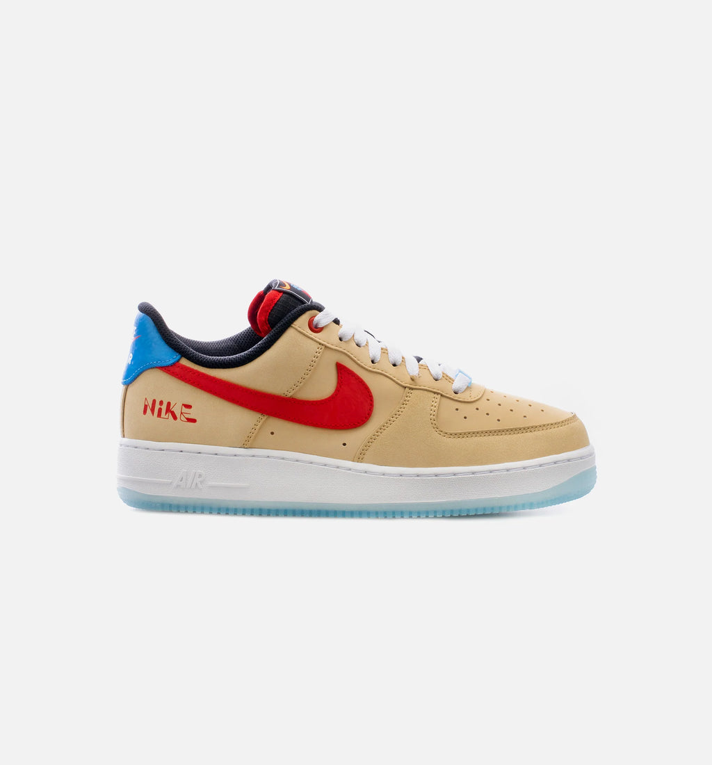 Air Force 1 Low Satellite Mens Lifestyle Shoe Beige Red