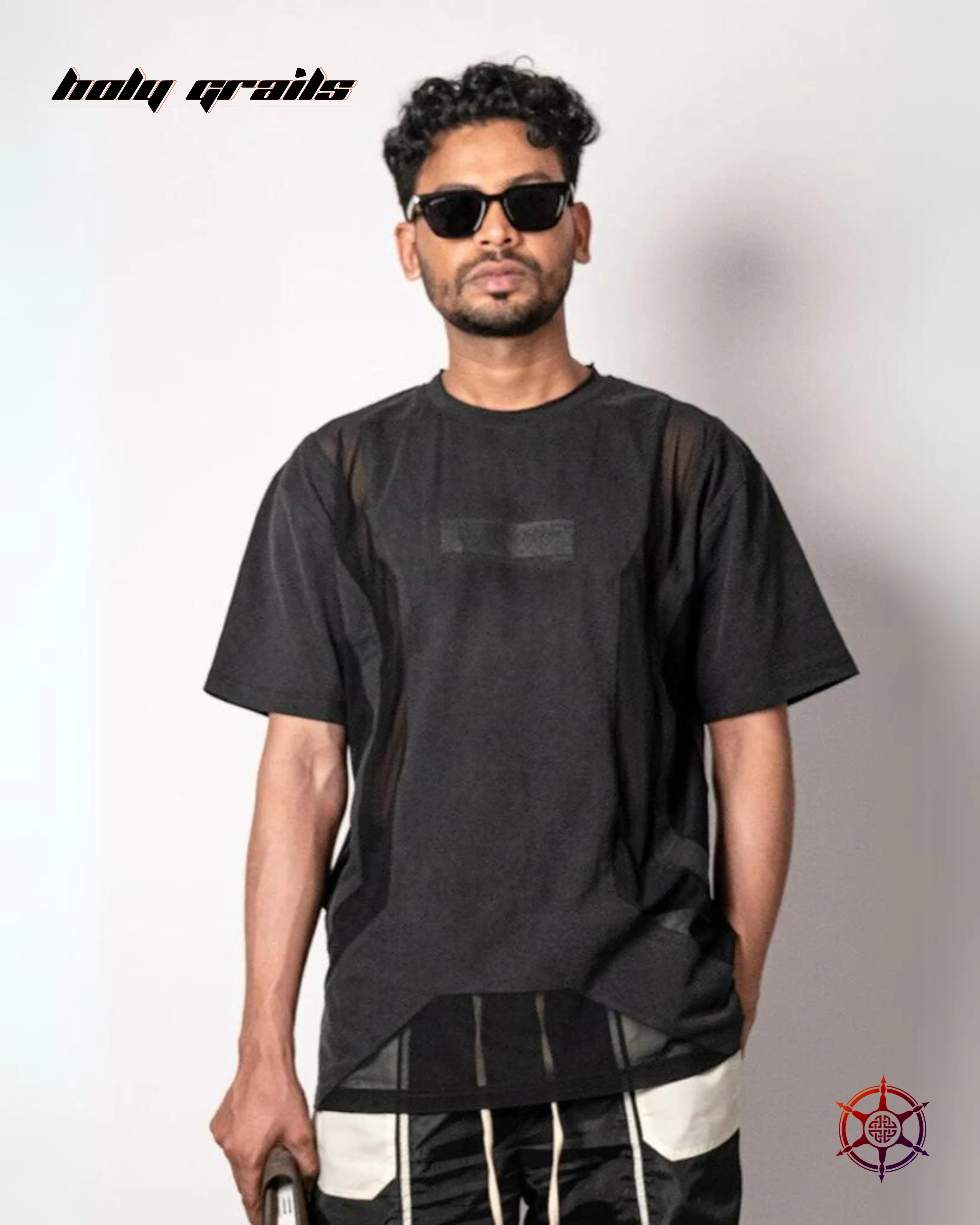 Carbon Veil Oversized Tee HG x Duskin