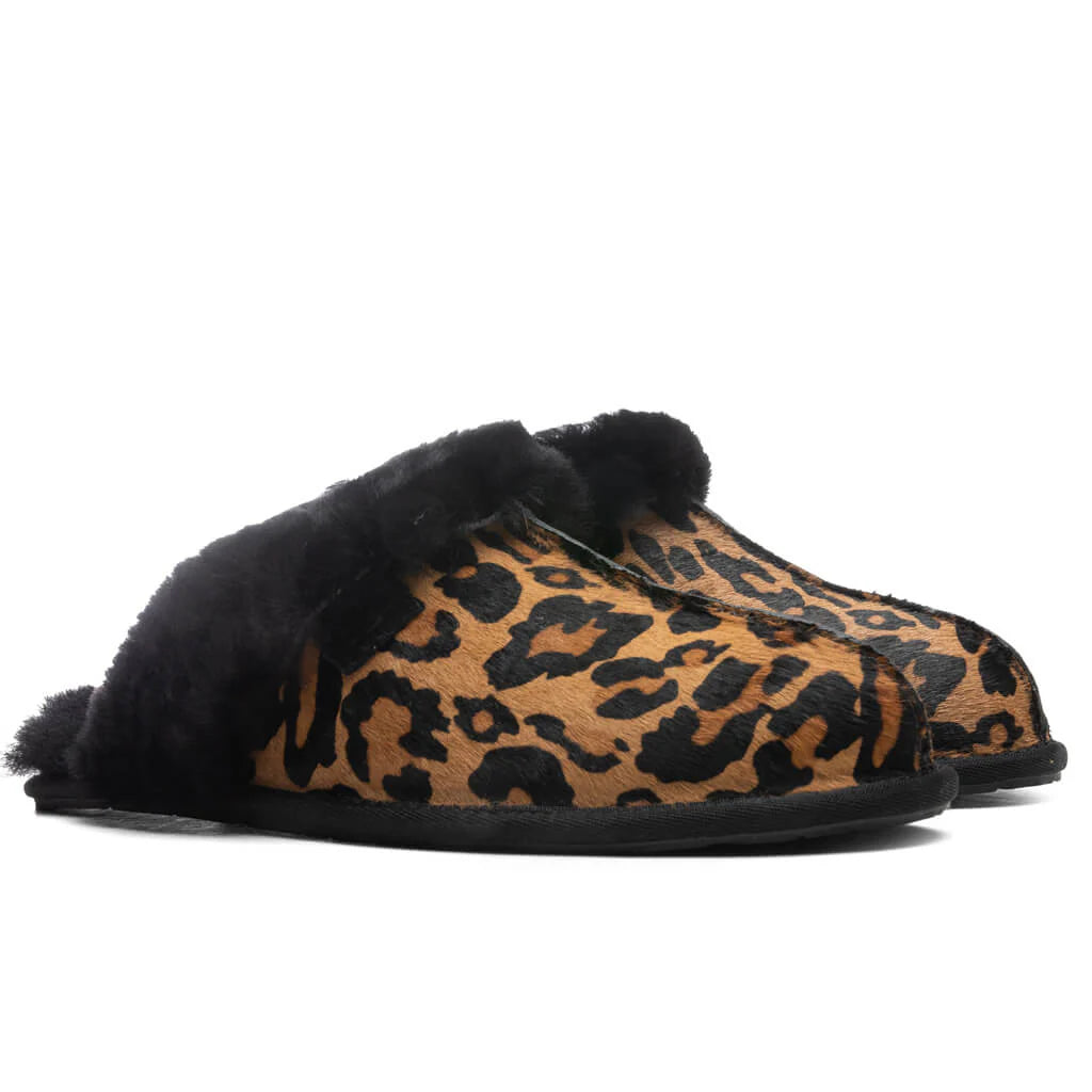 Womens Scuffette II Slipper Panther Print Butterscotch