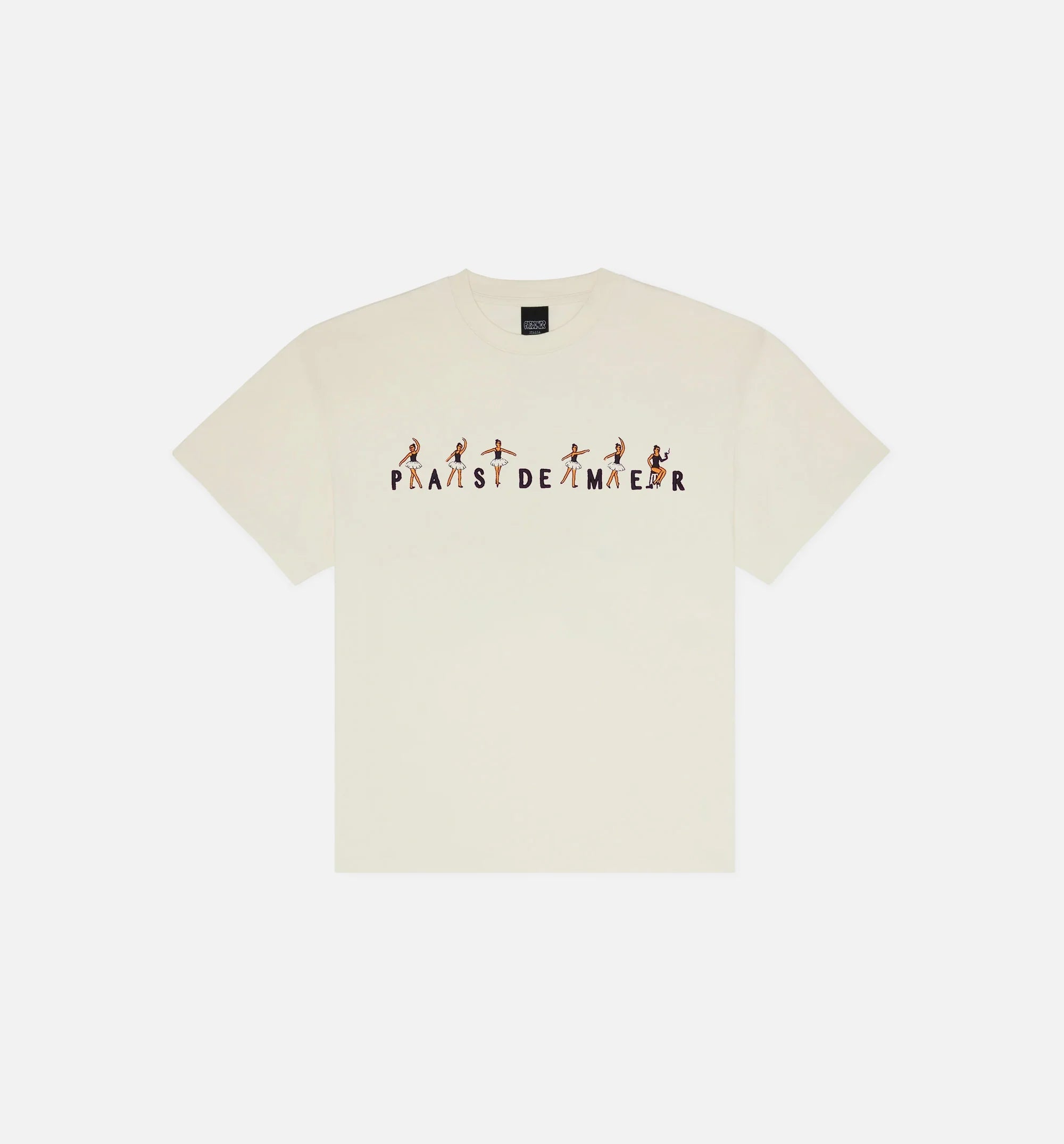 Ballet Mens Short Sleeve Shirt Cream