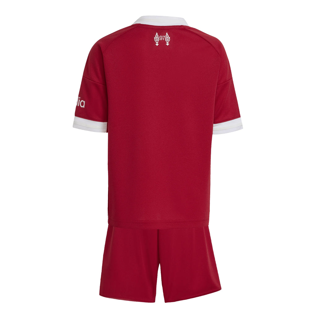 adidas Liverpool FC Home Mini Kit Youth Soccer 25 26 Red