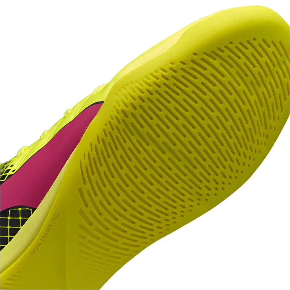 PUMA Evopower 43 Tricks IT Indoor Boots Pink Glo Safety Yellow