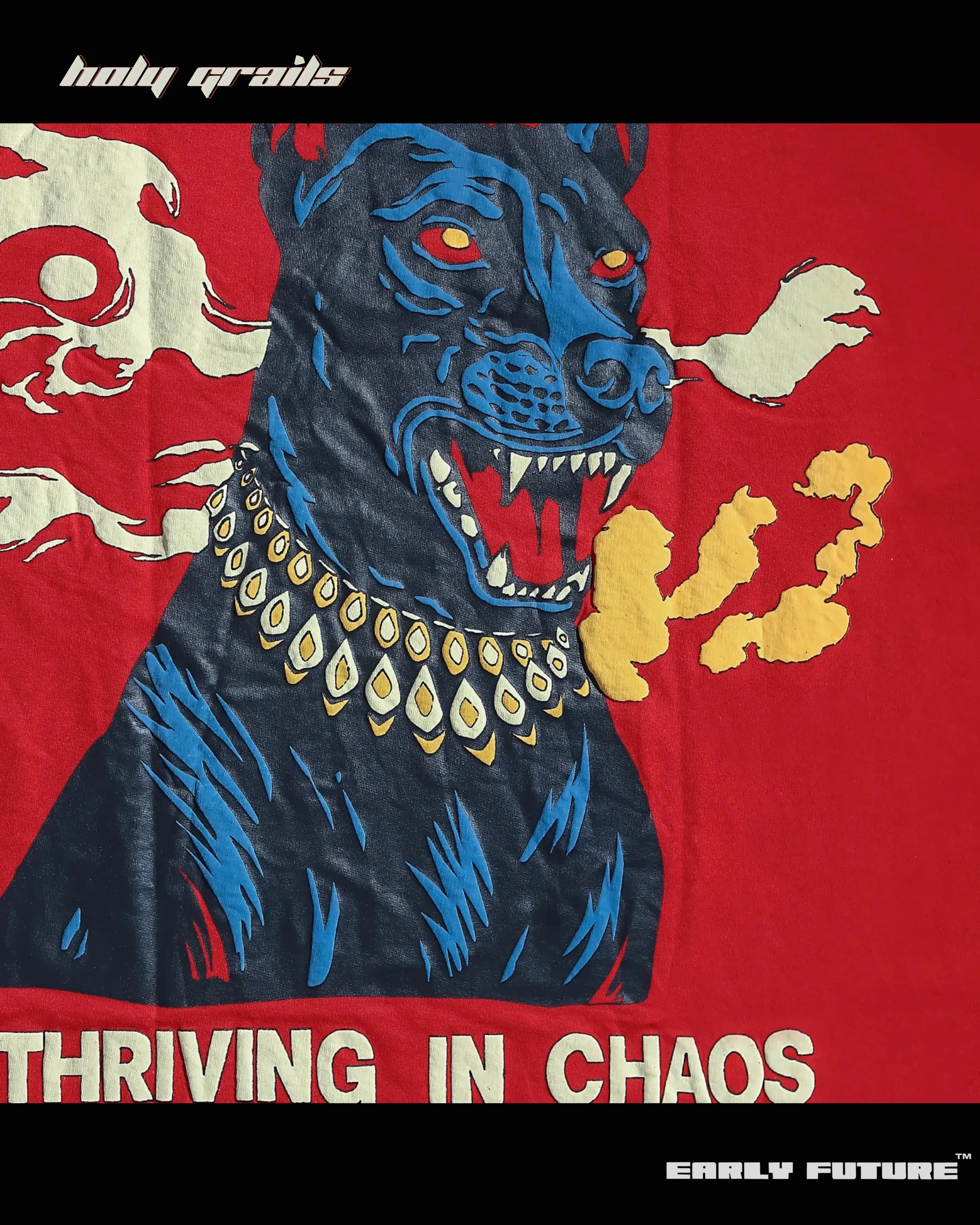 Thriving in Chaos Inferno Red Oversize Tee HG x Early Future