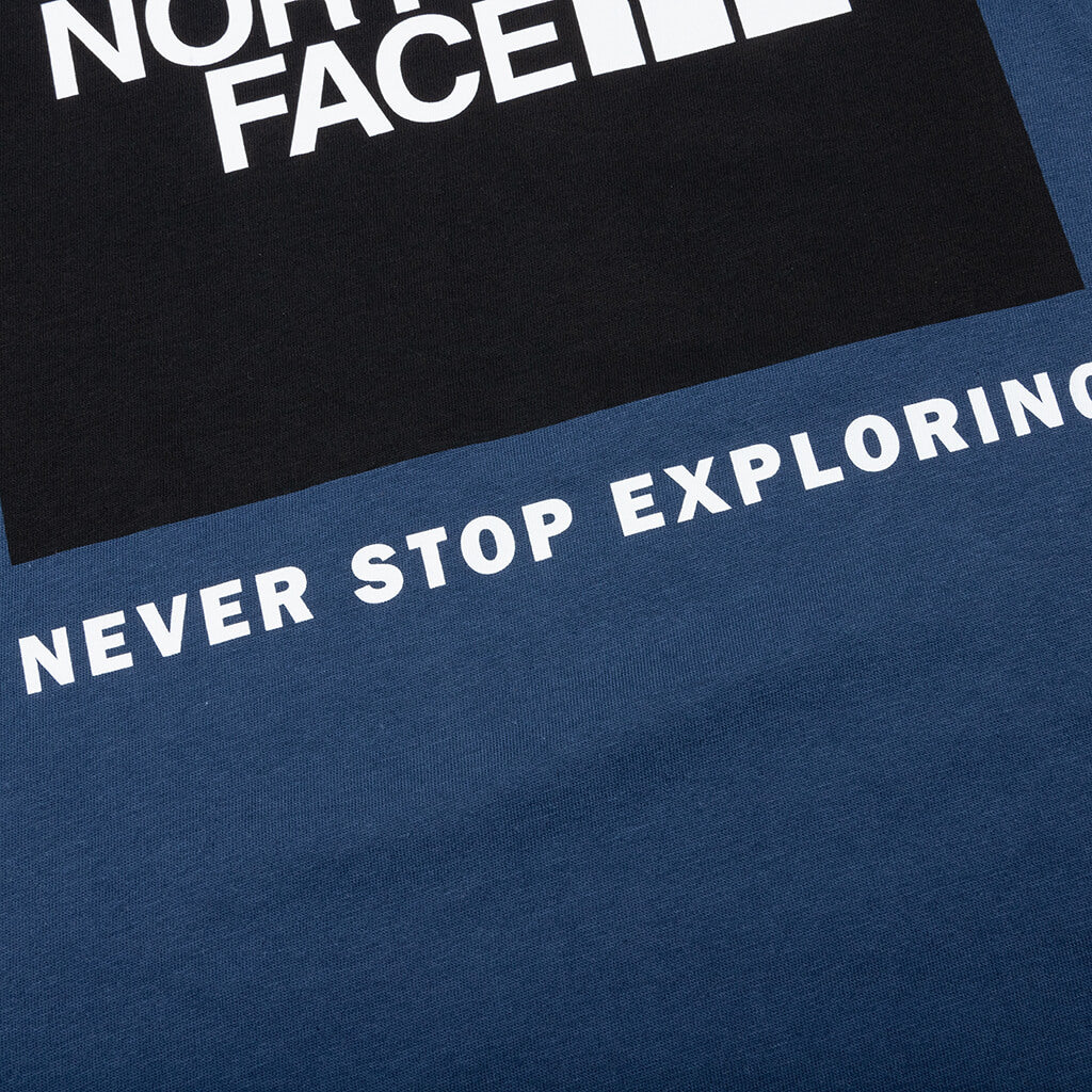 Box NSE S S Tee Shady Blue Black
