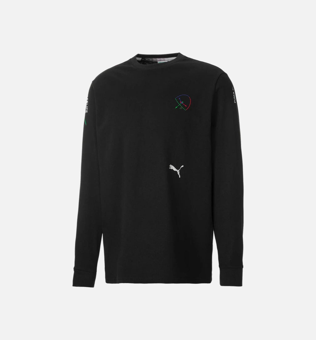 Puma X Felipe Pantone Long Sleeve Mens T Shirt Black