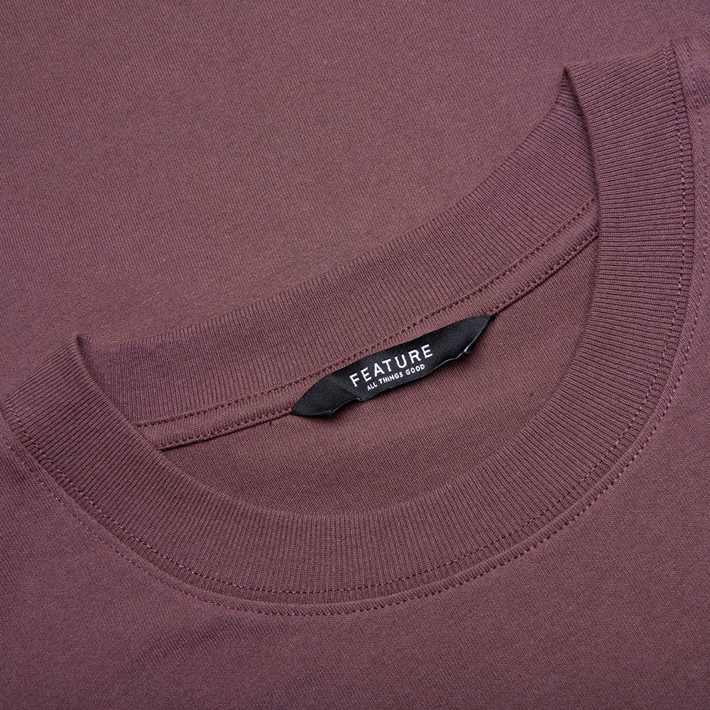 Trackside Tee Huckleberry