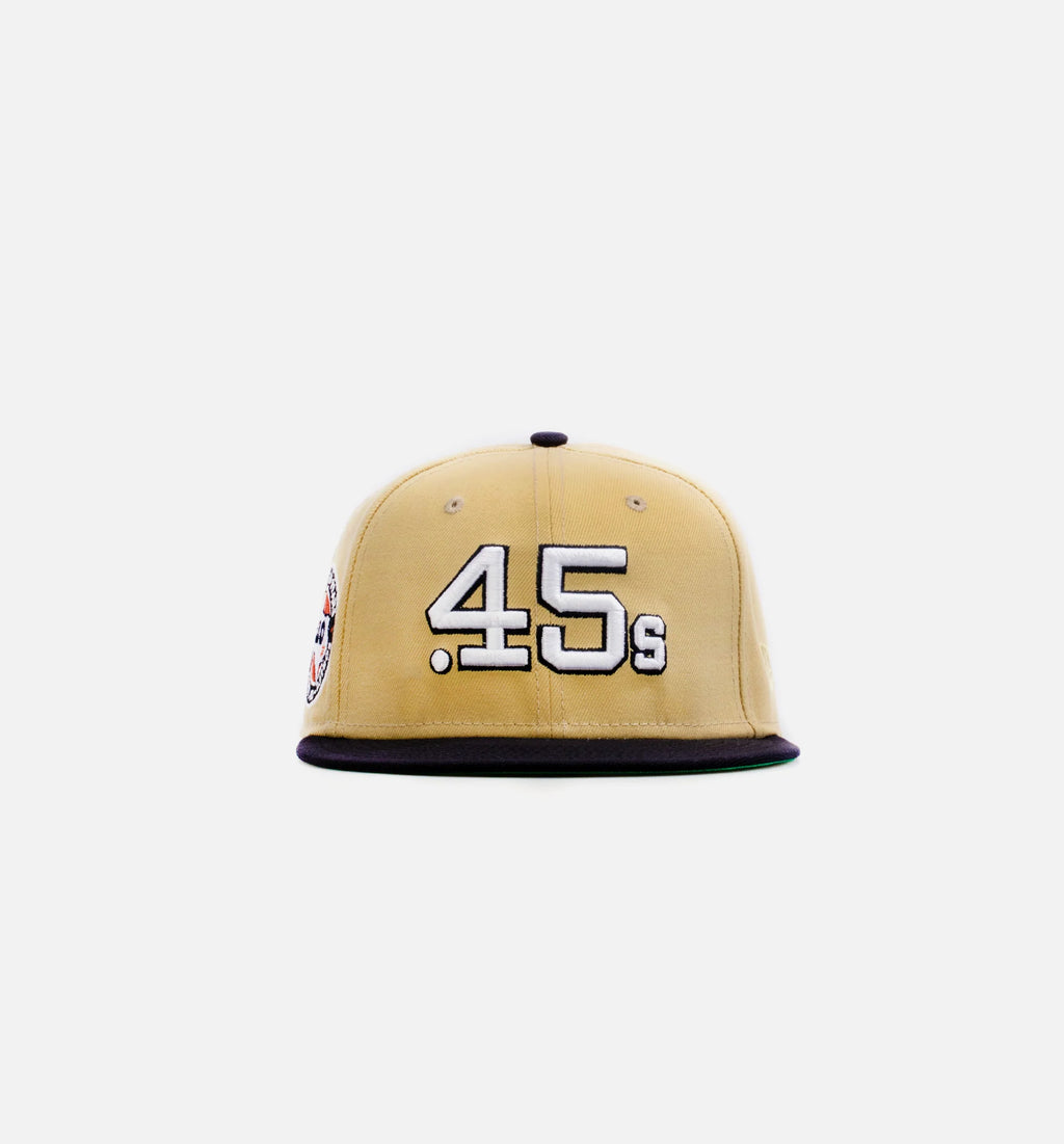 Houston Colt 45s Gold Dome 59Fifty Mens Fitted Hat Gold Navy