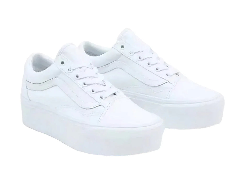 Tenis Vans Old Skool Stackform Blancos para Mujer