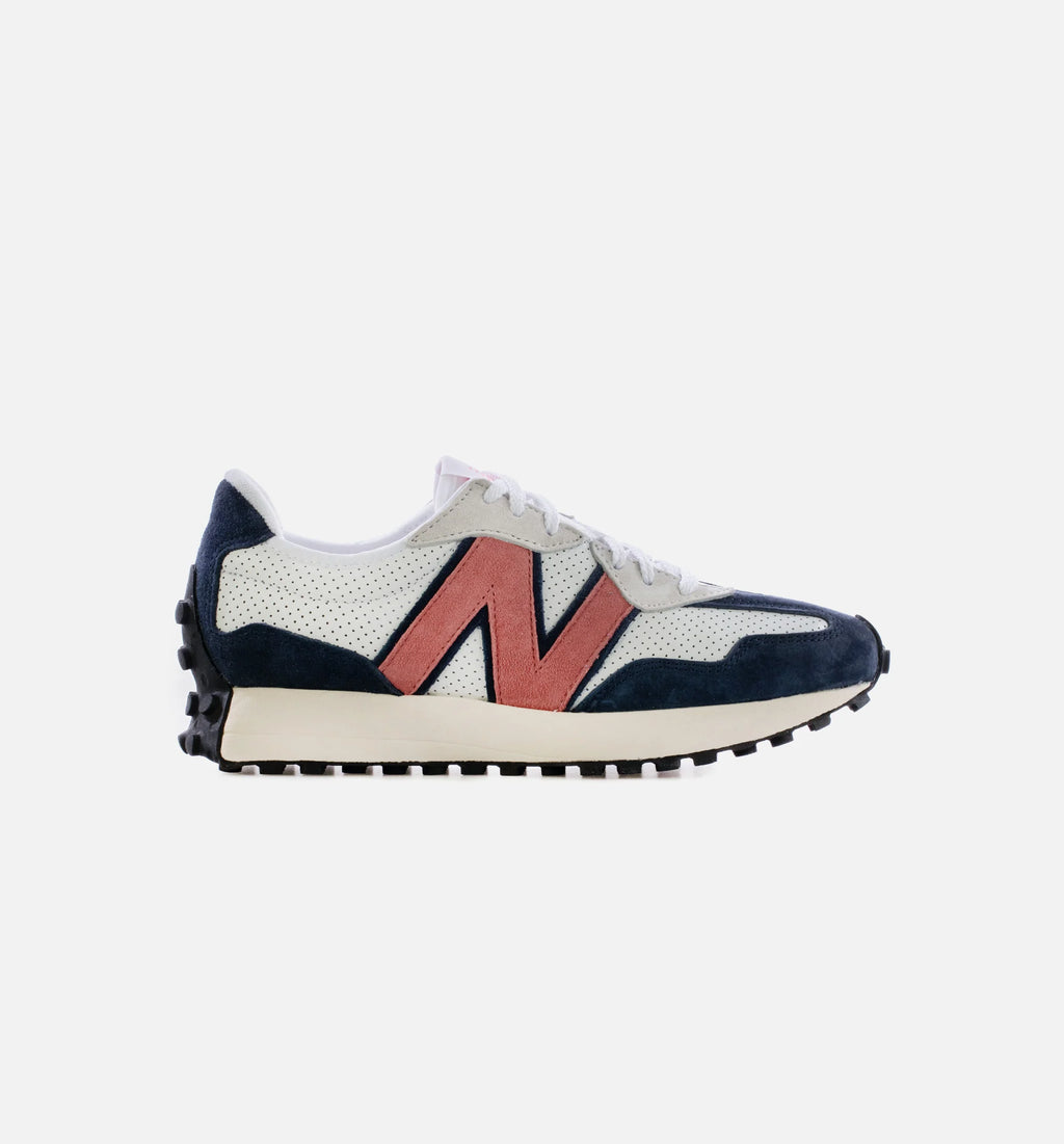 327 Mens Lifestyle Shoe White Pink Navy
