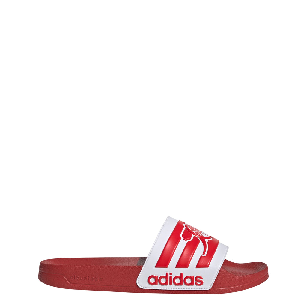 adidas Arsenal Adilette Shower Soccer Slides Red White