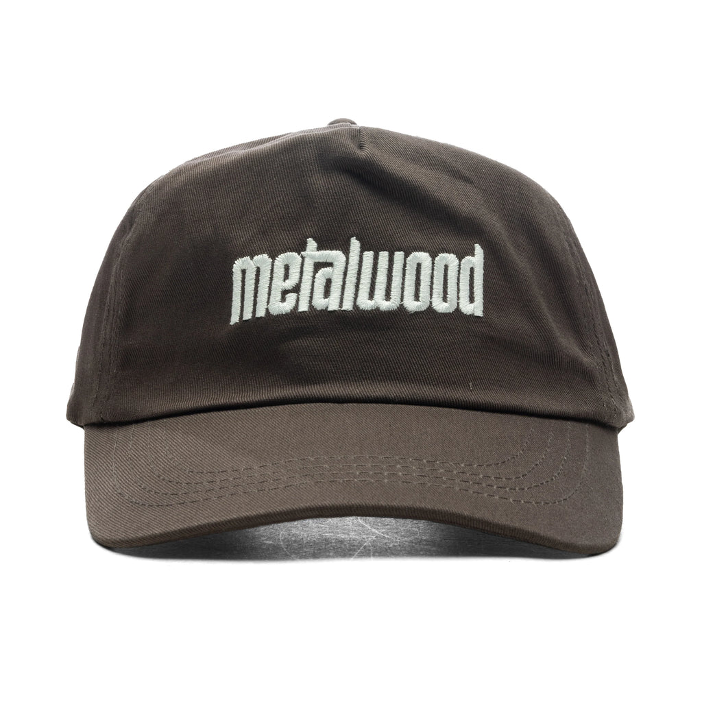 Metal Logo 5 Panel Hat Brown