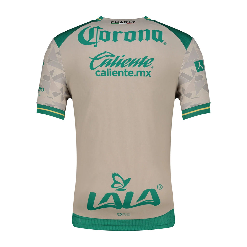 Charly Mens Santos Away Soccer Jersey 2025 Black Green