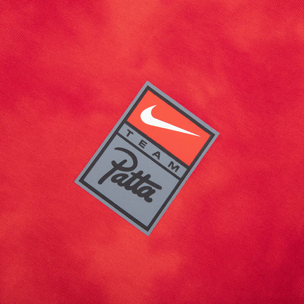 Nike x Patta T Shirt Rush Red University Red Gym Red