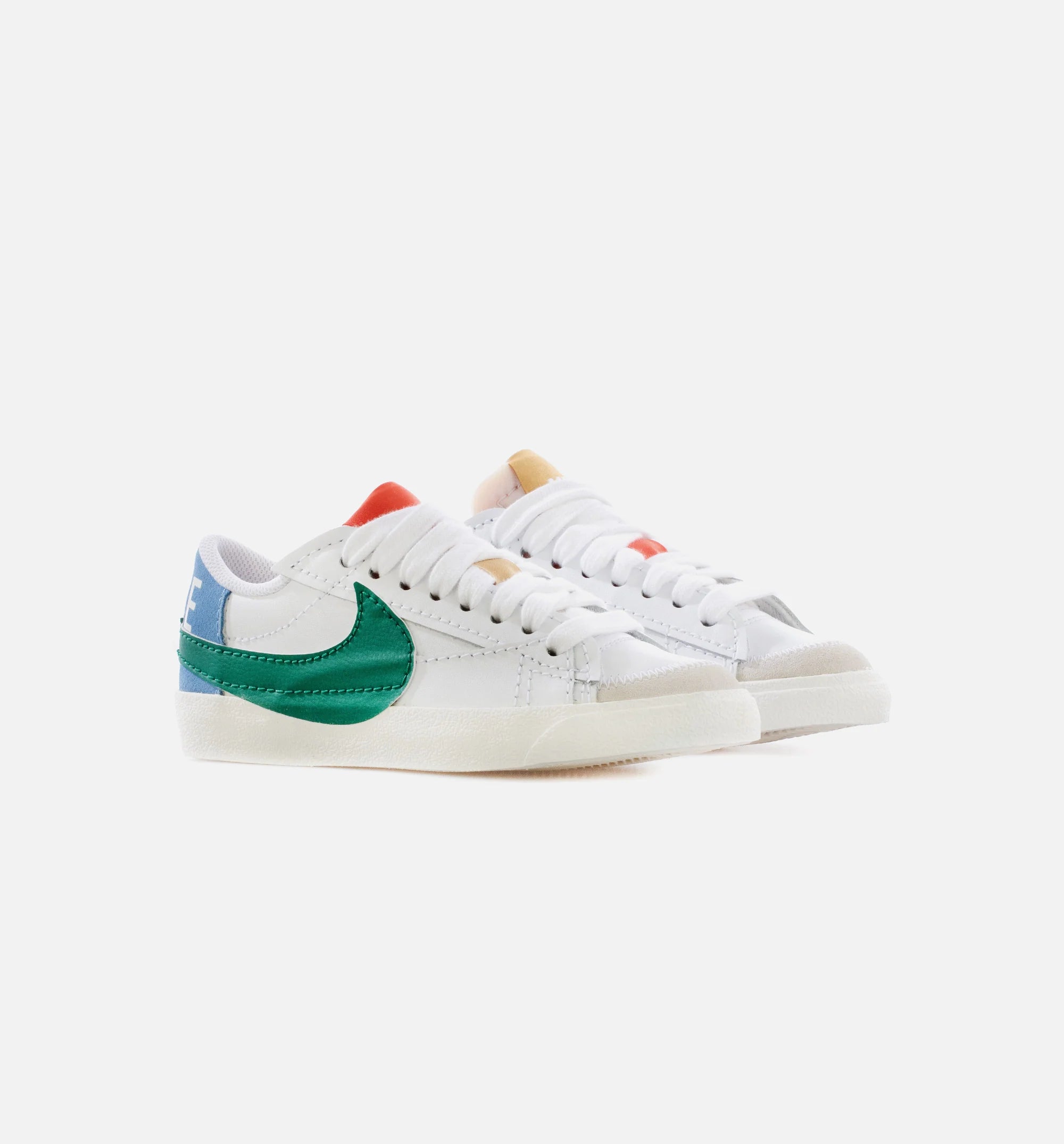 Blazer Low Jumbo Mismatch Womens Lifestyle Shoe White Green Blue