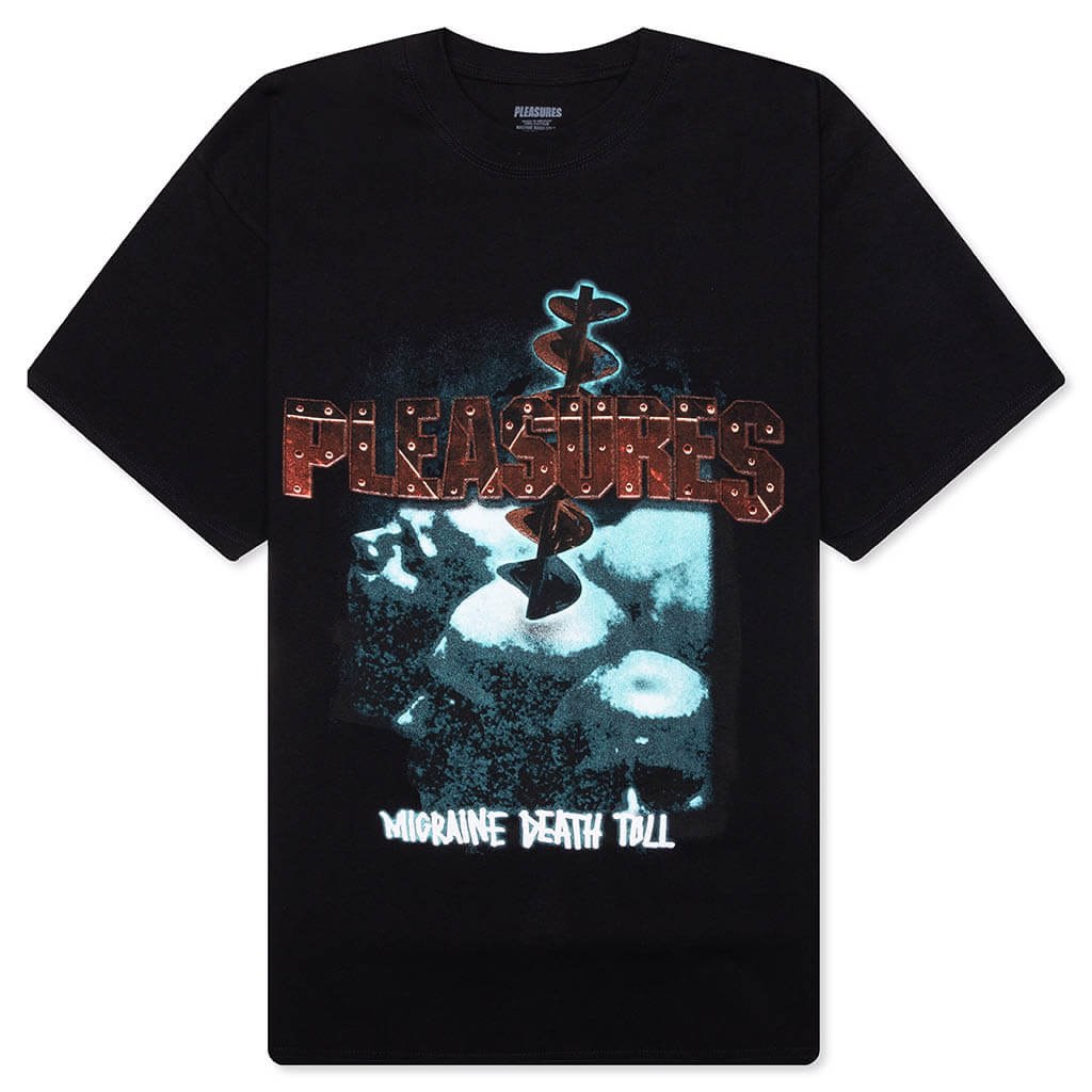 Migraine T Shirt Black Edge