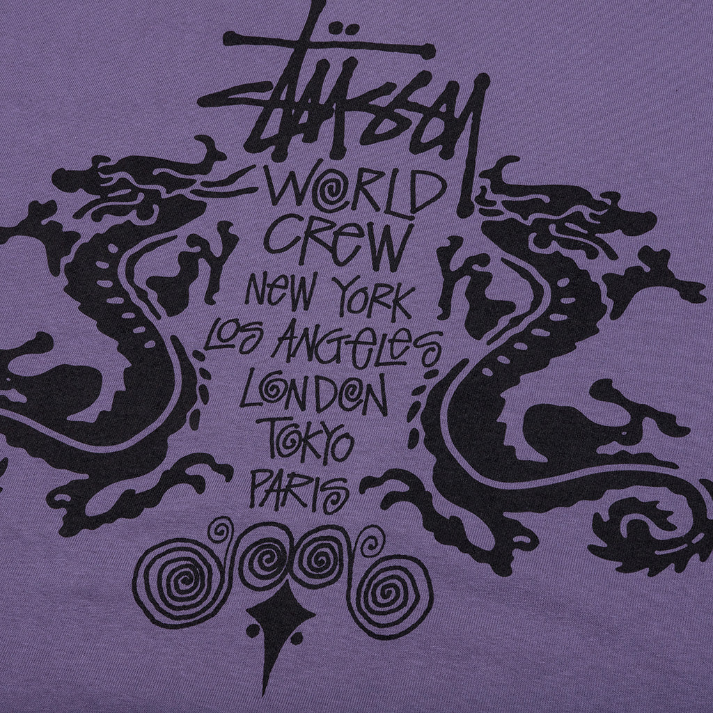 Double Dragon Pigment Dyed Tee Grape