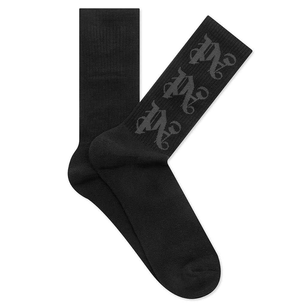 Monogram Series Socks Black Anthracite