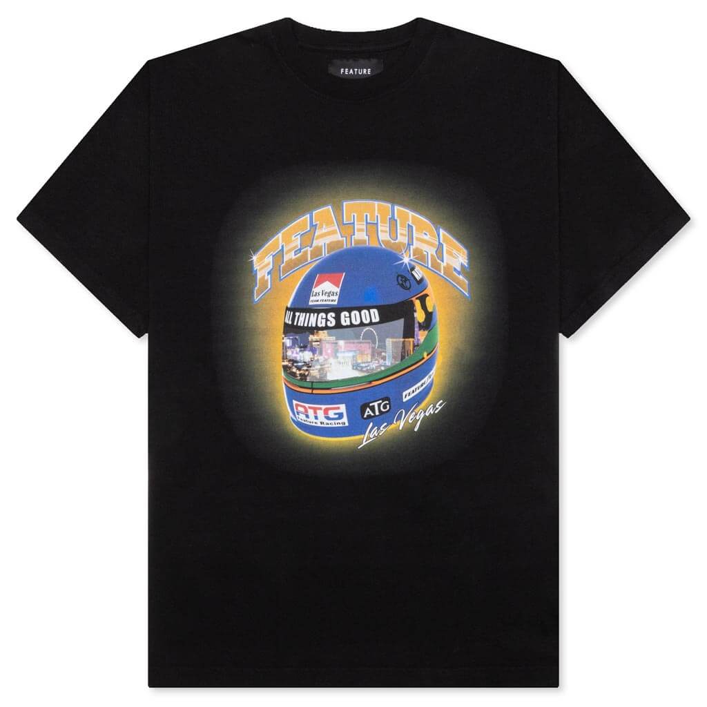 Vegas Visor Tee Black