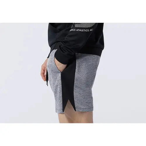 New Balance Tenacity Lightweight Knit Shorts Heather Charcoal
