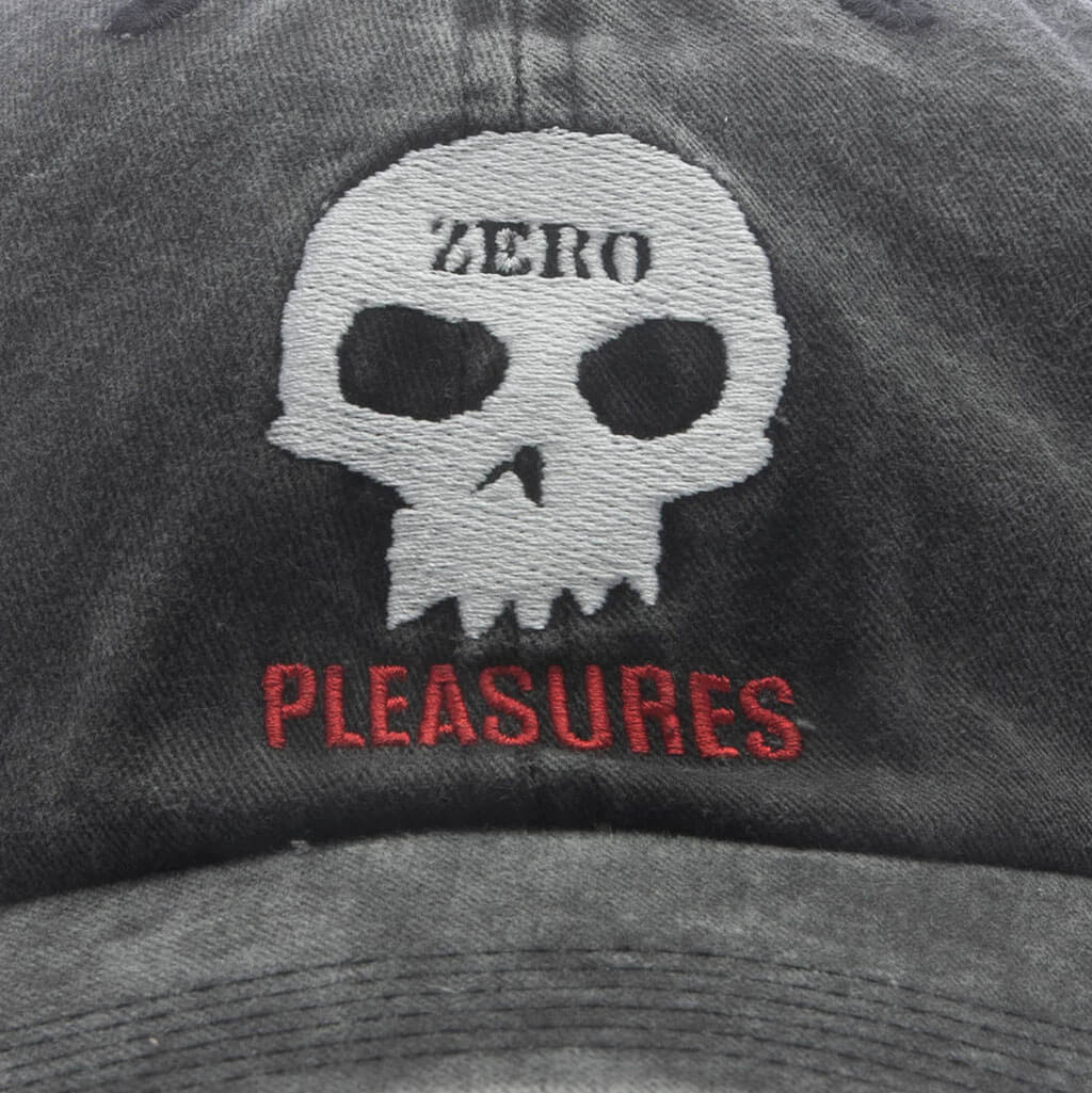 Pleasures x Zero Skull Dad Cap Black