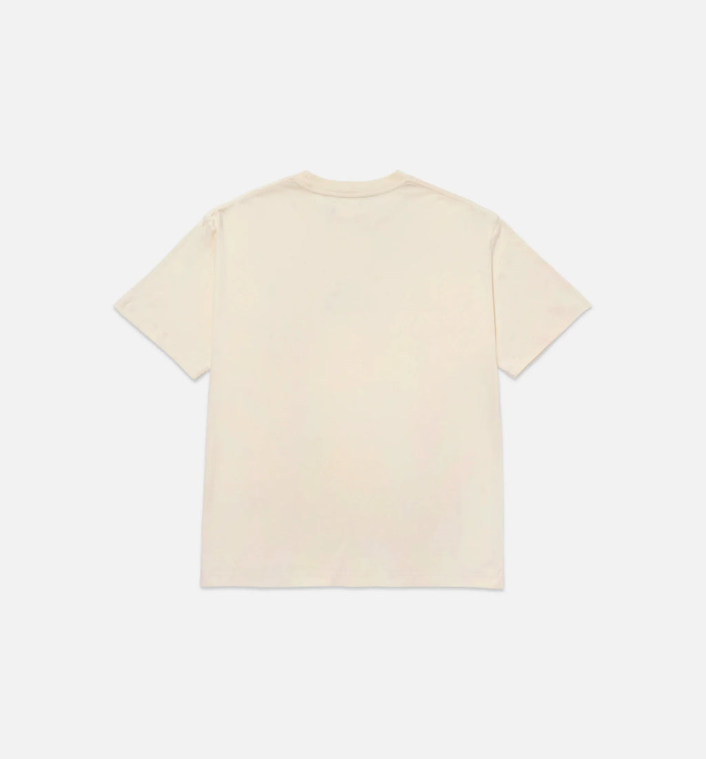 Match Box Graphic Mens Short Sleeve Shirt White Orange