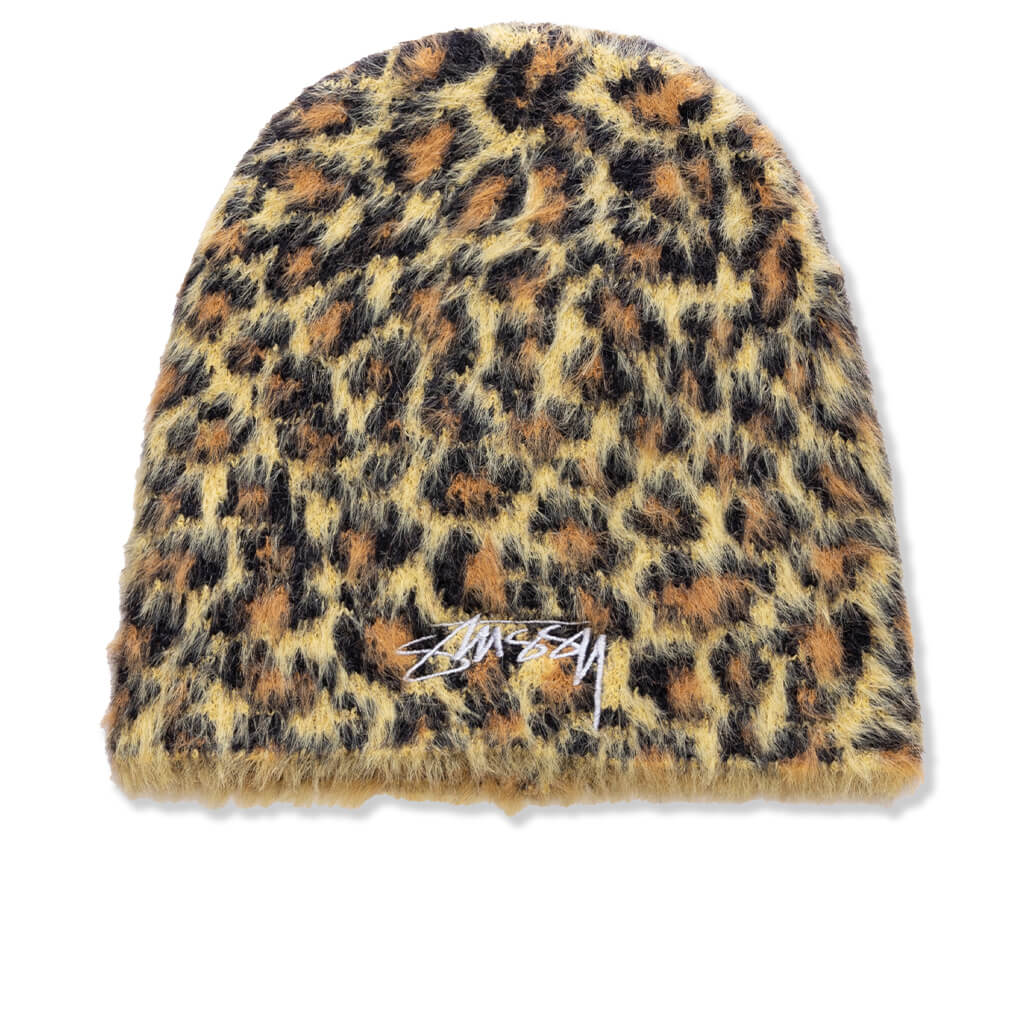 Skullcap Leopard Pattern Brown