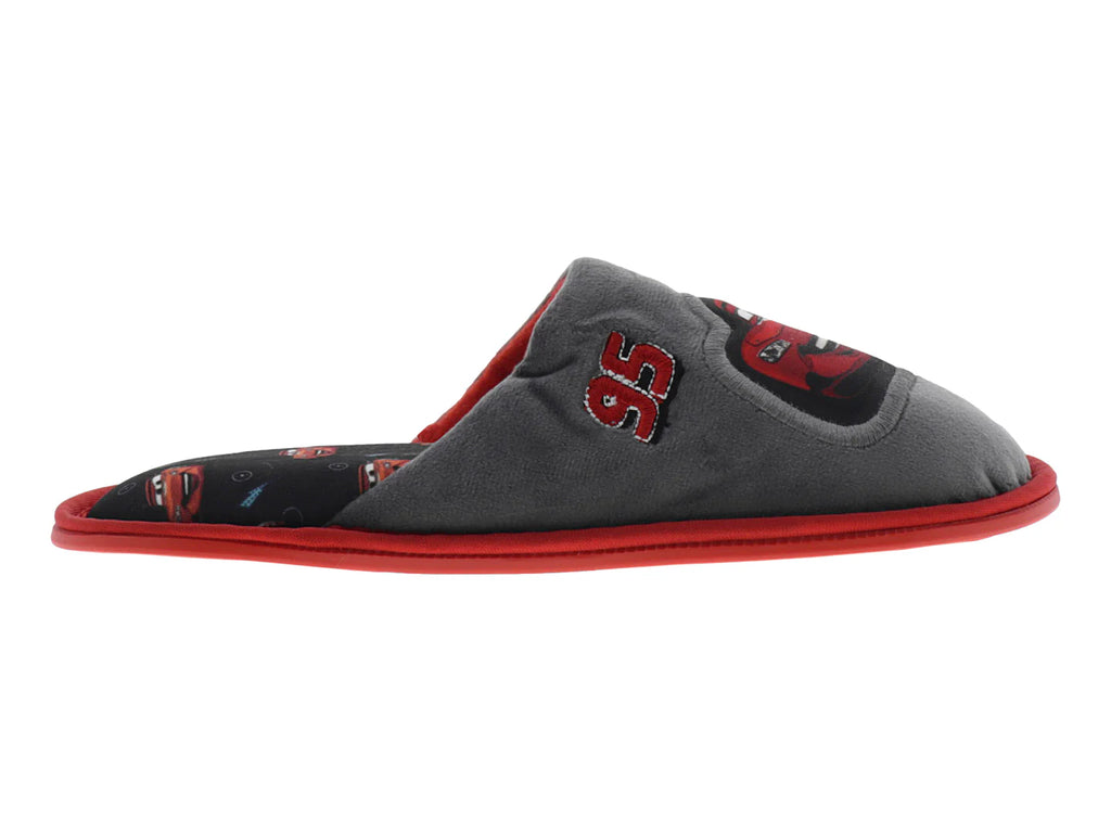 Pantuflas ARRA Cars Gris y Rojo para Niño