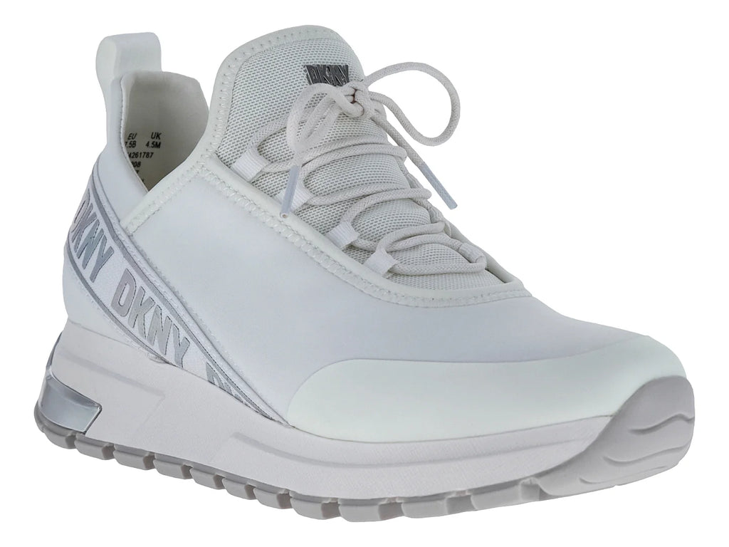 Tenis DKNY Blanco y Plata para Mujer