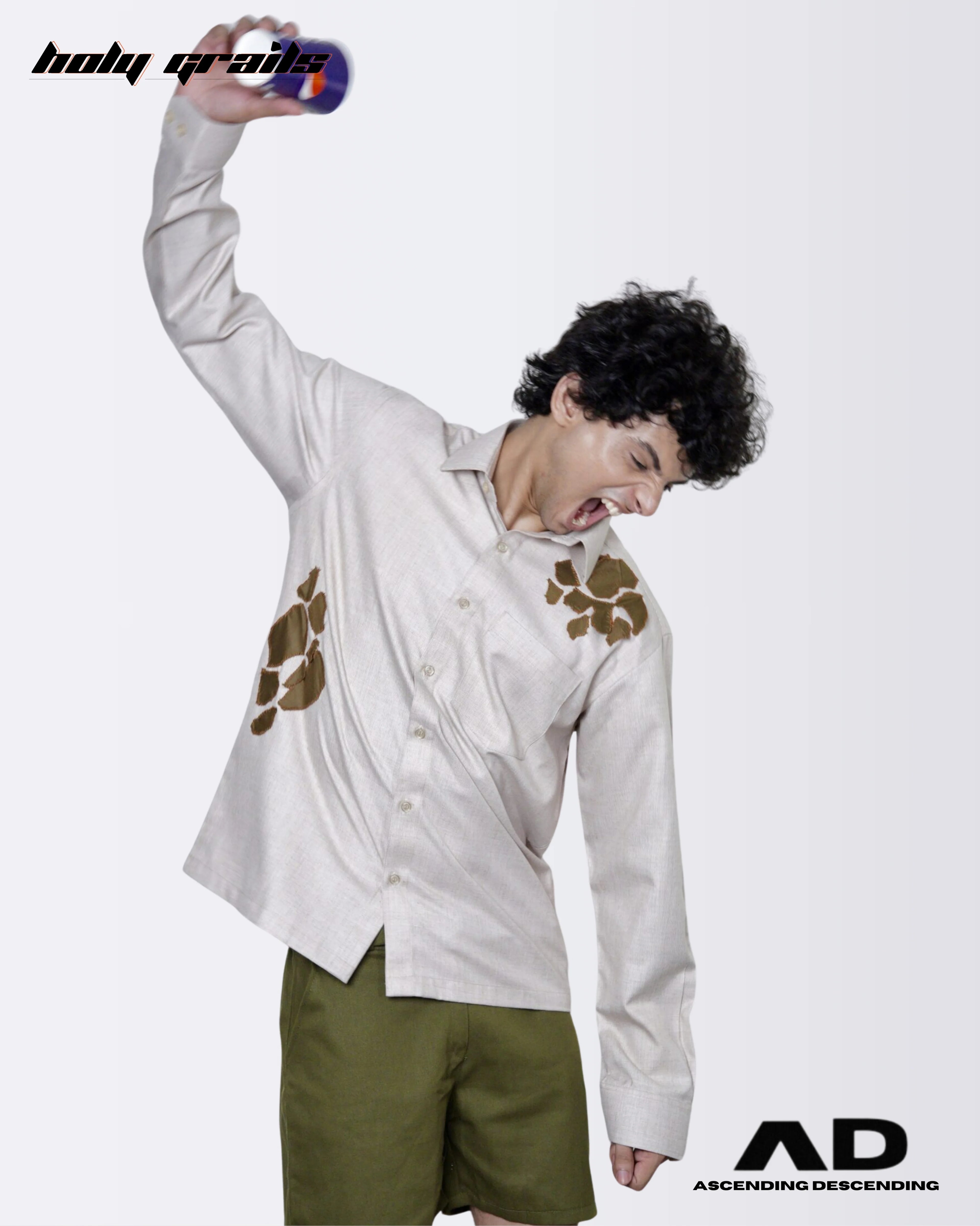 9toFight Cream Designer Shirt HG x Ascending Descending