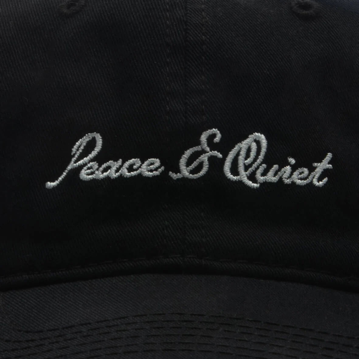 Signature Dad Hat Black