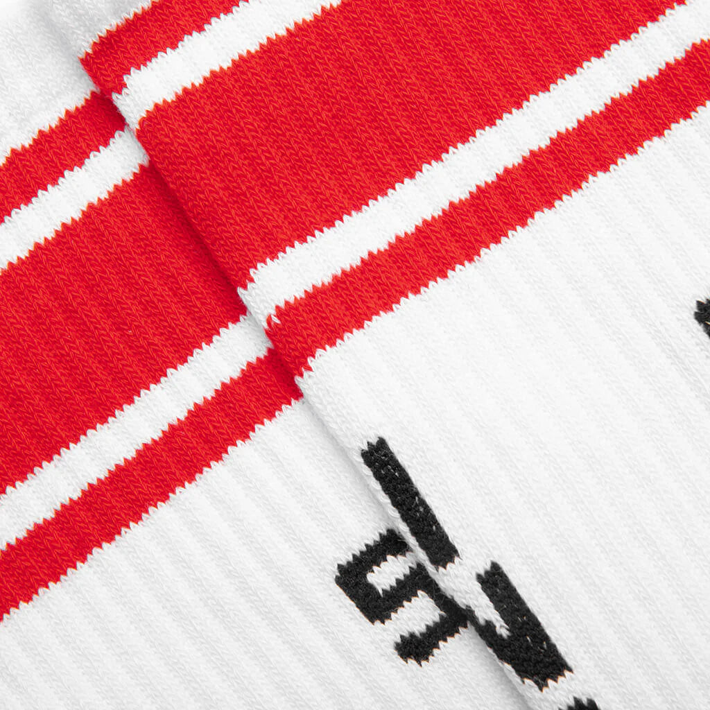Heart Socks White