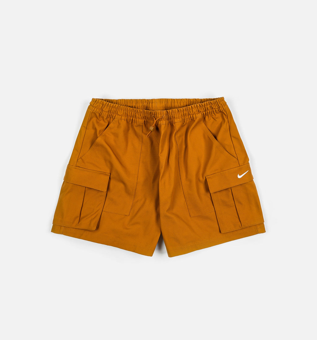 Mid Rise Loose 5 Cargo Womens Shorts Desert Ochre Sail