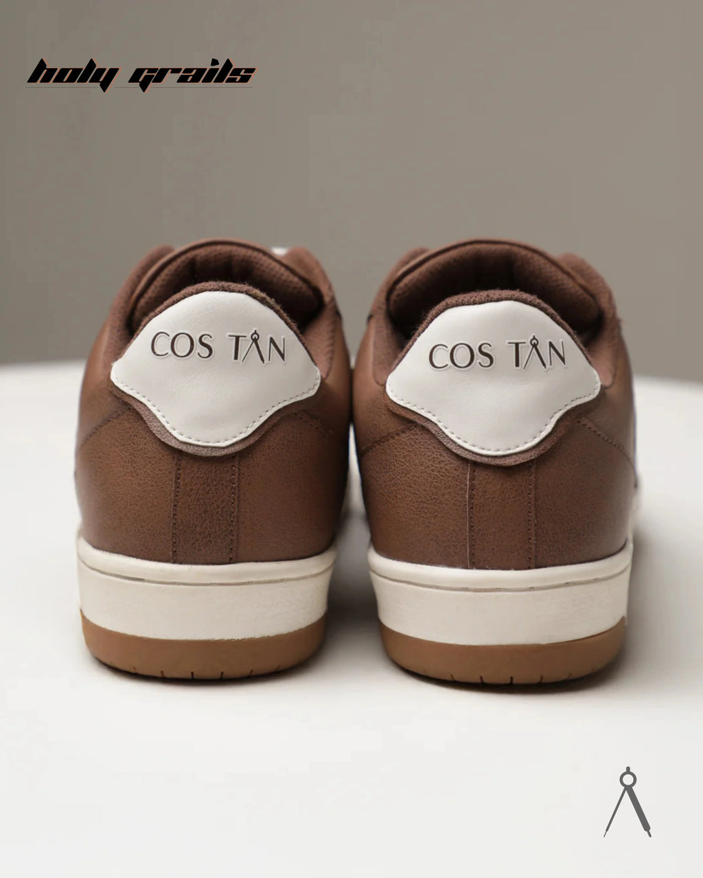 Theta Classic Brown White Sneaker HG x Cos Tan