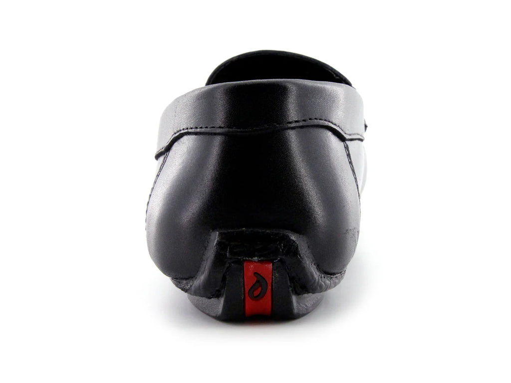 Zapatos Mocasines ALCBAL de Cuero Napa Negro