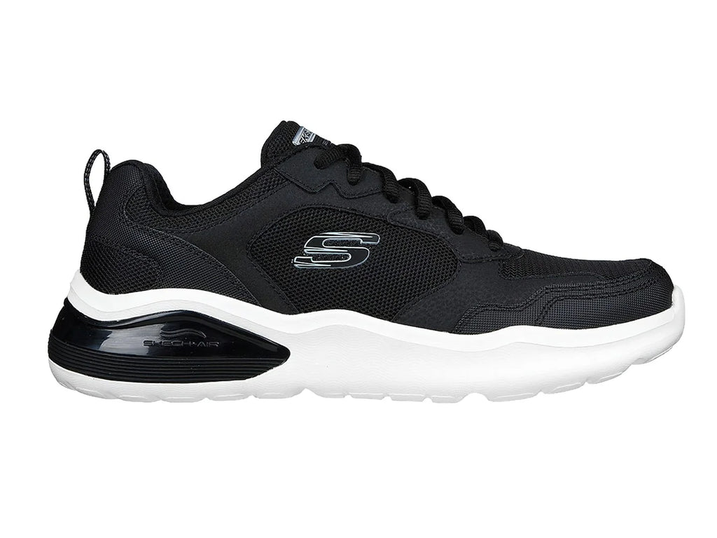 Tenis Skechers Air Cushioning Negro con Blanco para Hombre