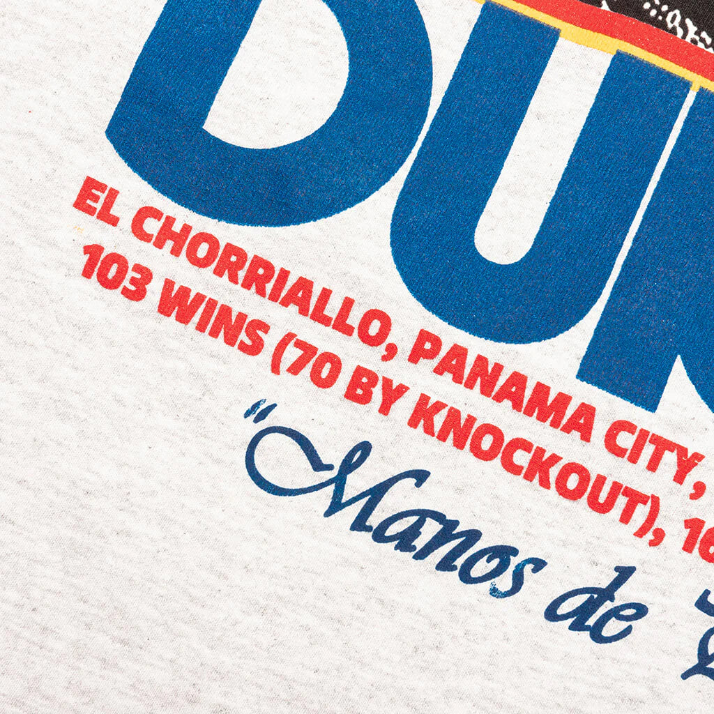 Roberto Duran S S Tee Heather Grey