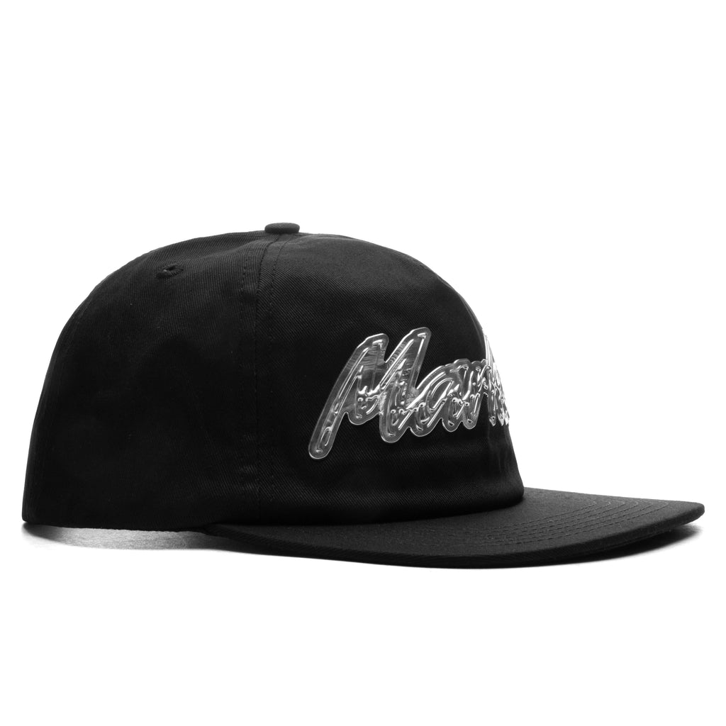 First Or Last 5 Panel Hat Washed Black