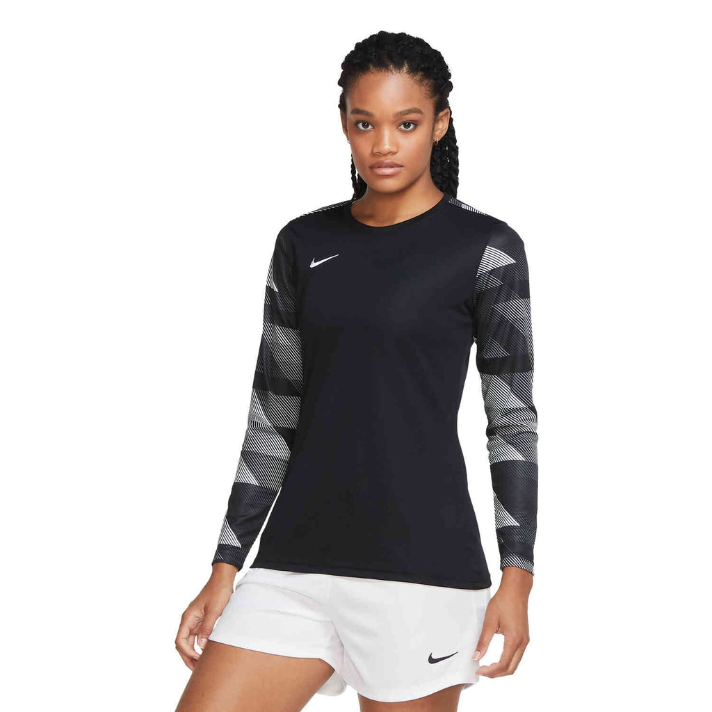 Nike Womens Dri Fit Park IV Goalkeeper Jersey Black White