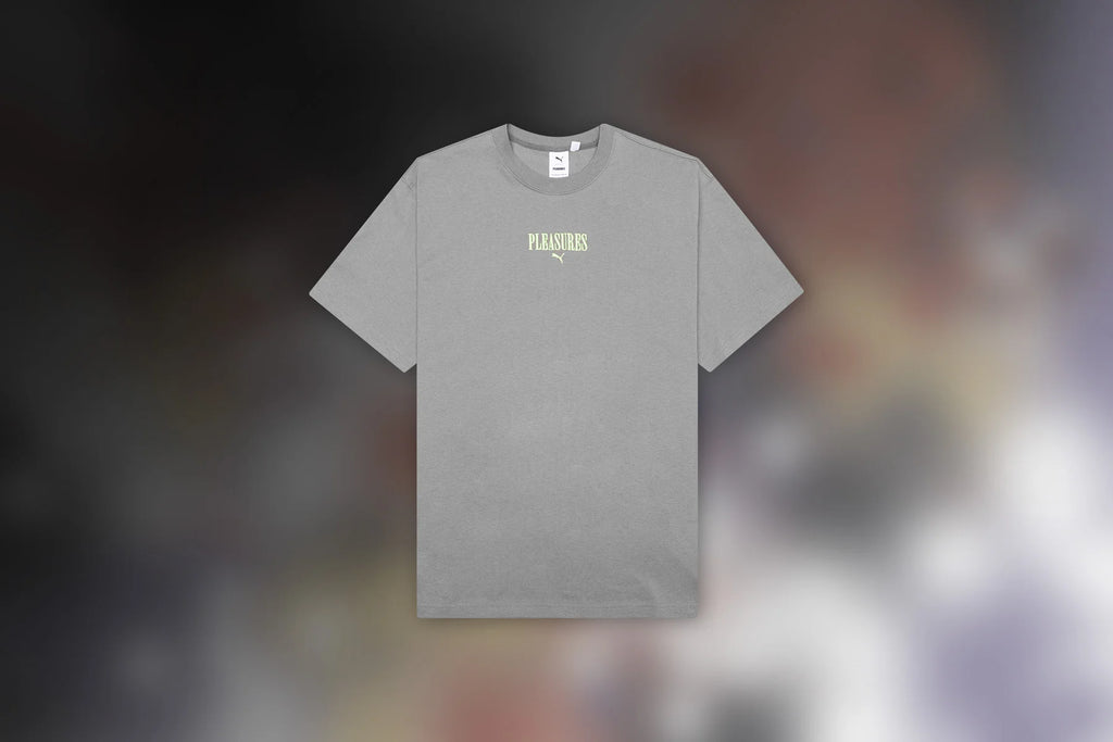 Puma x Pleasures Graphic Tee Stormy Slate