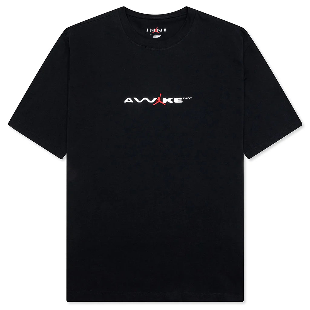 Jordan x Awake NY Tee Black White University Red