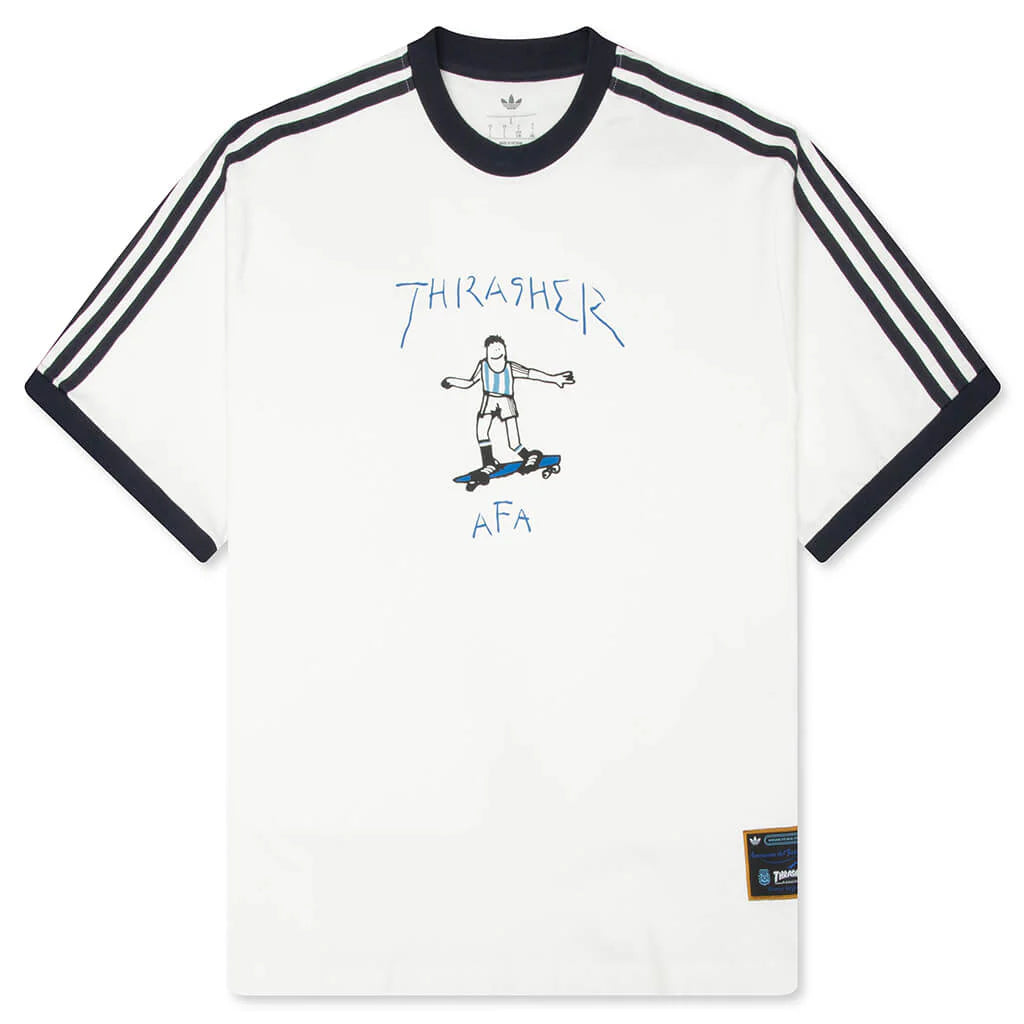 adidas Originals x Thrasher x AFA Argentina Tee 1 Core White