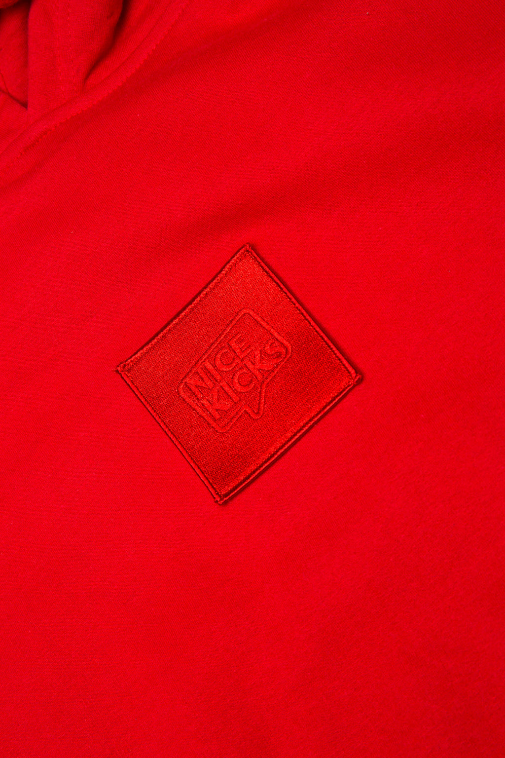 Box Patch Collection Mens Hoodie Red Red